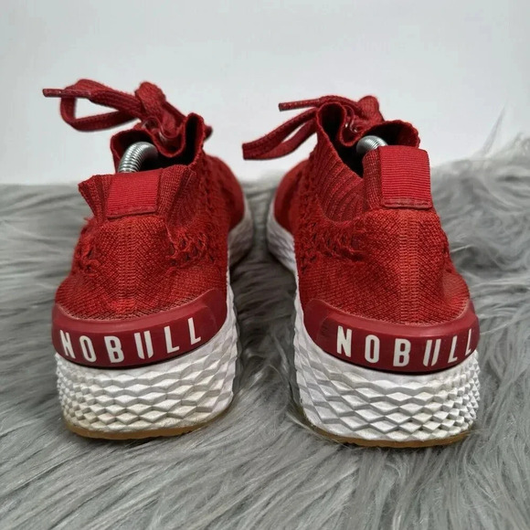 NoBull Allday Knit Shoes Size 11 Red Athletic Sneakers - Picture 6 of 10